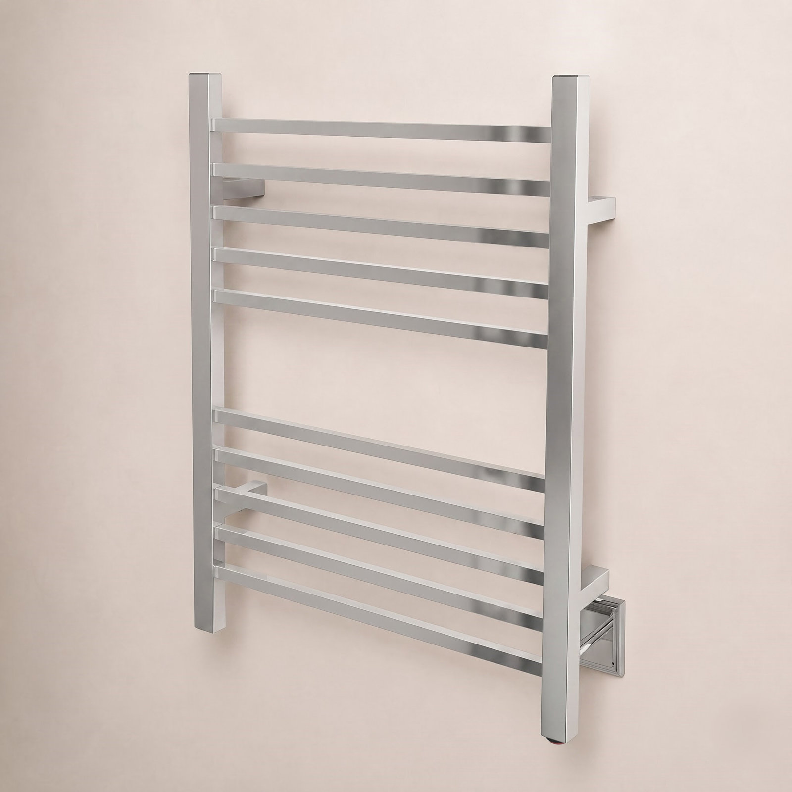 Radiant Wall Mount Electric Towel Warmer, Polished