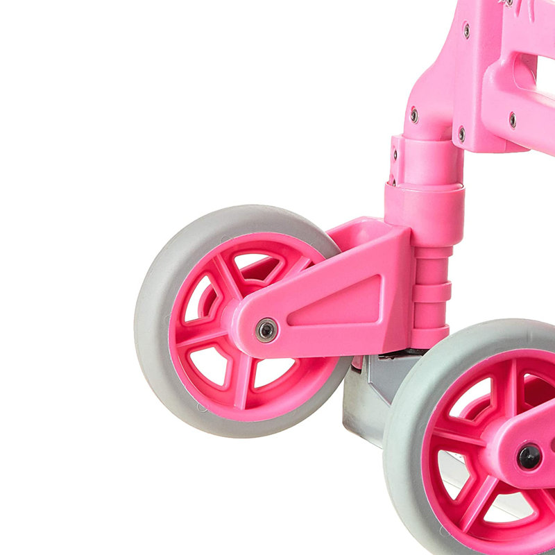 Diable manuel en aluminium Magna Cart Personal MCX, capacité de 150 lb, Rose