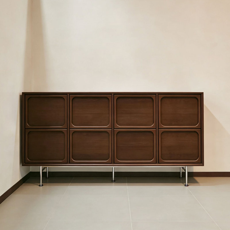 Buffet rétro de style français, H 35,4 po x l 63 po x P 17,7 po