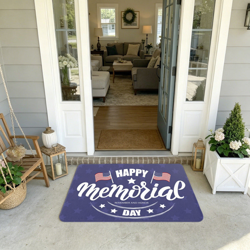 Tapis de bienvenue 20 x 32 po Happy Day