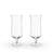 Raye Angled Crystal Hurricane Glasses