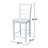 Klynn Solid Wood Counter Stool-591338467