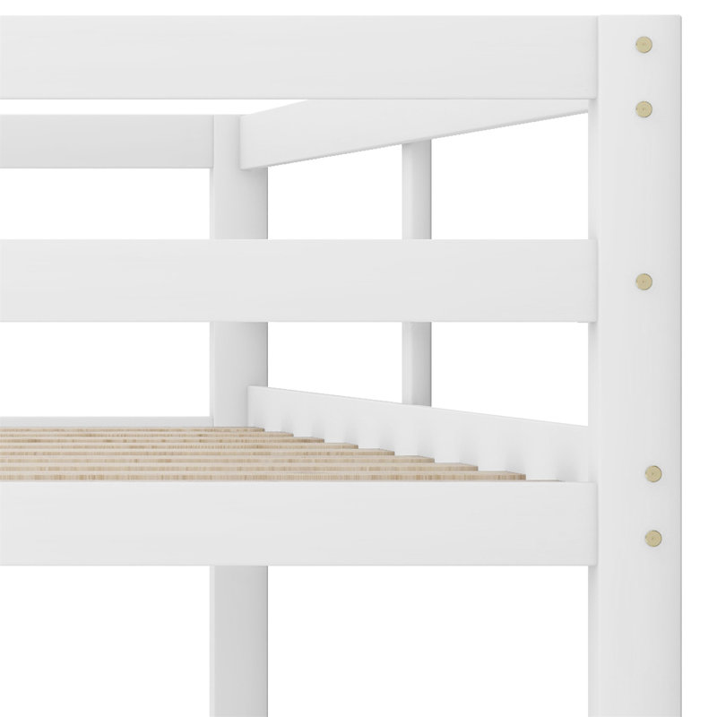 Lit plateforme Leihlani, Blanc