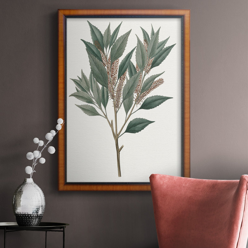 Toile encadrée de qualité supérieure Fall Foliage, H 20 po x l 16 po, Structure miel et pacane