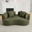 Causeuse incurvée à compression complète de 66,93 pouces d'épaisseur, tissu de velours en peluche, canapé compact sans assemblage pour petits espaces et appartements, capacité de 350 lb-130176729