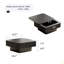 Table basse 31,5 "carrée avec rangement-373738618