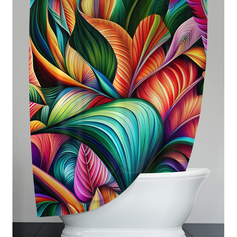 Rideau de douche Cruzita, H 93 po x l 70 po