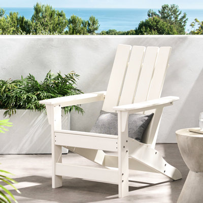 Resin Leisure Chair, High, Impact And Water , Simple To Clean Off, White, 33.25 In. D X 30.48 W 37.71 H Chair In Made Of High Resin, Rustic Modern Blend, Easy Clean,