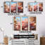 Romantisme, coquillages - ensemble d'art mural coquillage-107745494-107745496