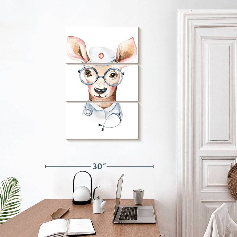 Ketti Doctor Deer, 32" H x 20" W