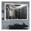 Miroir mural de salle de bain surdimensionné 60x40 pouces-112697116