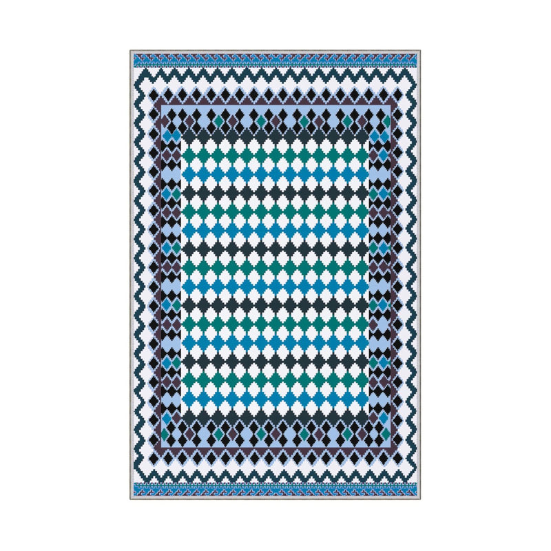 High-Quality Hall Carpet, 3D Digital Print, 3.3 x 4.9 Feet | 100% Polyester, 650 g/m², 0.3 in Pile Height | Antibacterial, Non-Slip Underside, Machine Washable | Perfect for Entryways, Living Rooms & More