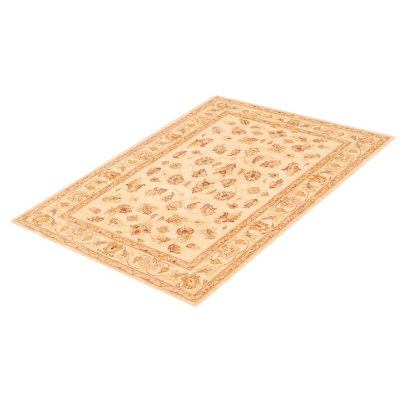 Tapis unique en laine noué à la main de style nouvel âge 4 pi 2 po x 6 pi Paton