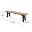Banc de pique-nique en bois Tacito-86178808