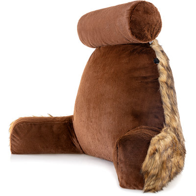 Housse de coussin en fausse fourrure