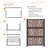 2'x4' Privacy Panel Frame Kit for Outdeco Panels (Holds three 2'x4' panels)