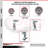4-Piece Poly and Aluminum Caster Set