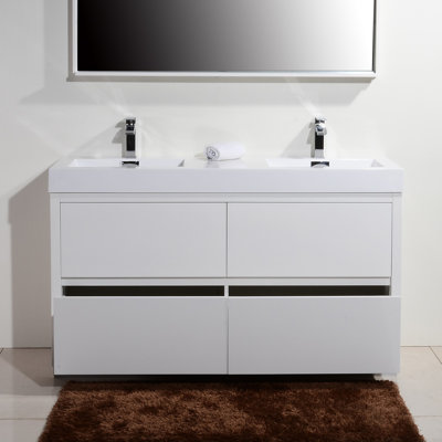 Royka 59 Double Bathroom Vanity Set