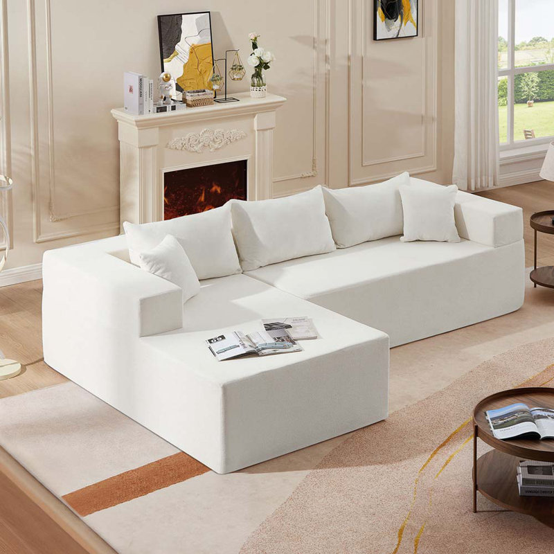Canapé-lit modulaire Minimalist, Beige