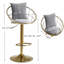Ensemble de 2 chaises de bar Elina, rotation à 360 degrés, hauteur réglable-1089332554