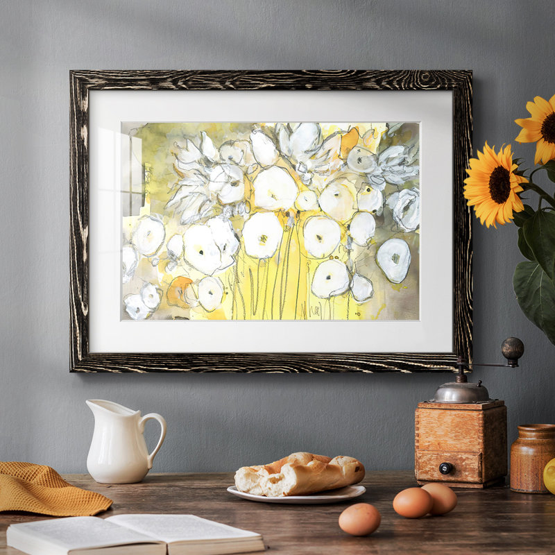 «Heirloom Treasure II», reproduction encadrée rustique avec tableau mat, Noir, H 26 po x l 38 po x P 1,5 po