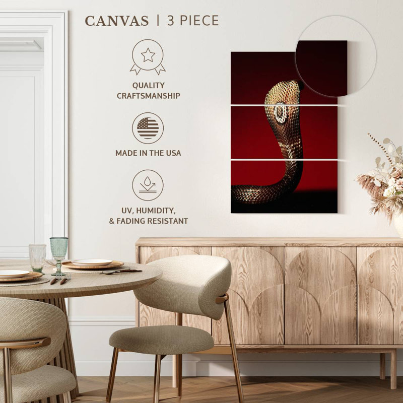 Brampt Cobra, 74" H x 48" W