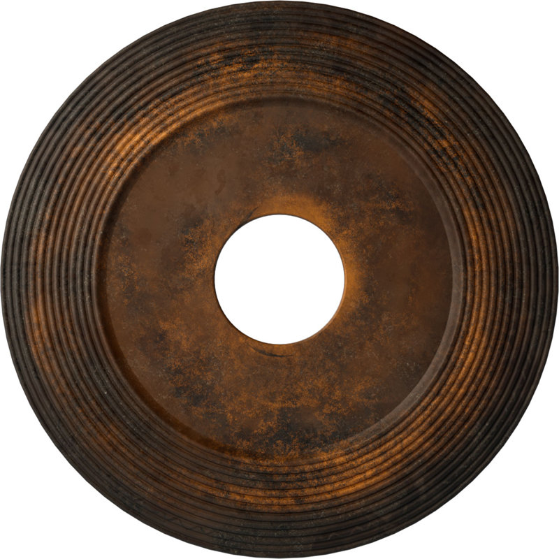 Adonis 16.125"H x 16.125"W x 1"D Ceiling Medallion, Rust