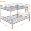 Full XL Over Queen Metal Bunk Bed-1553295868