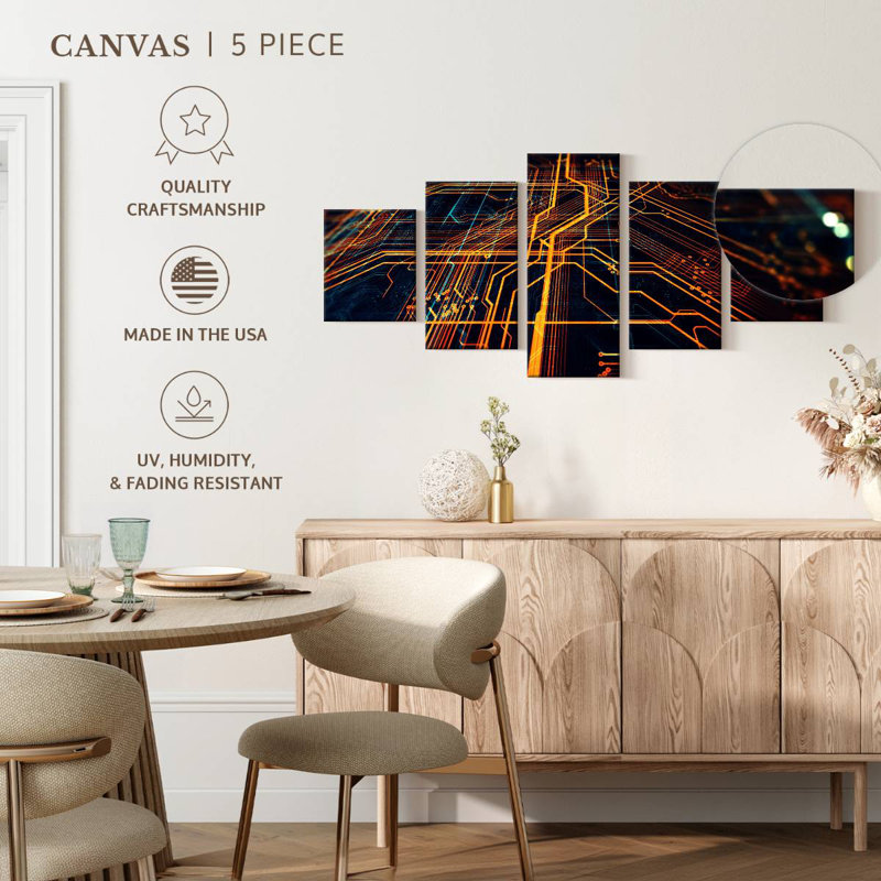 Circuit Board, 24" H x 55" W