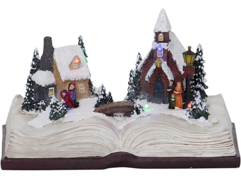 Christmas Figurines & Collectibles, White, brown and green
