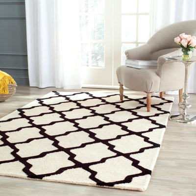 Tapis en laine touffeté à la main Cannen
