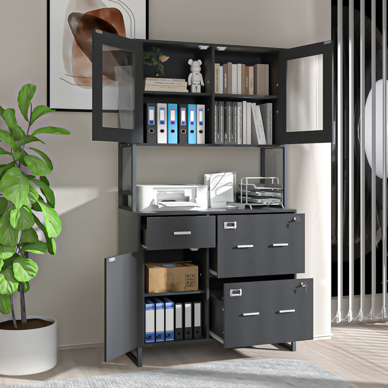 Raenee 33.85'' Wide 3 -Drawer File Cabinet