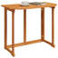 Table de bistro d'extérieur pliable brun