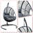 Cecyle 1 Person Swing Chair with Stand-1074255998