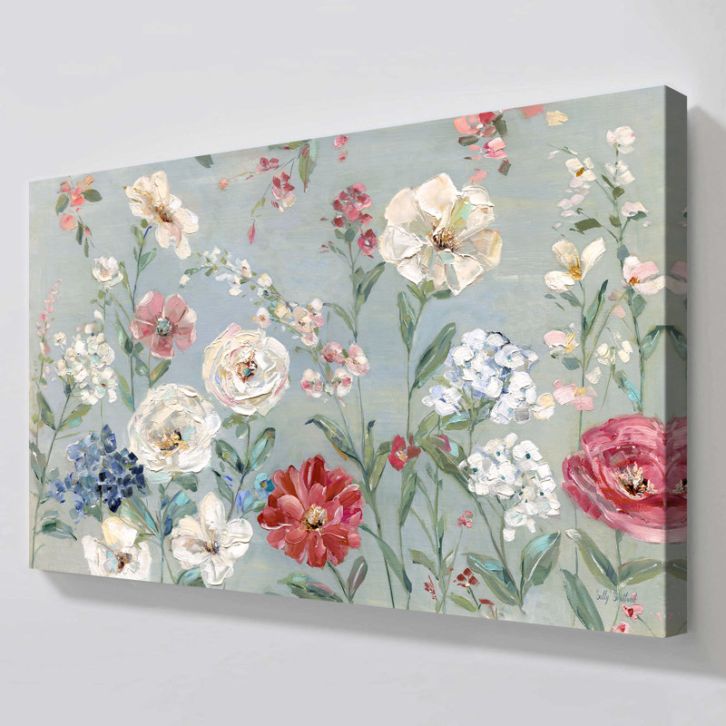"Les couleurs de l'été" par Sally Swatland, reproduction sur toile, H 24 po x l 40 po x P 1,5 po