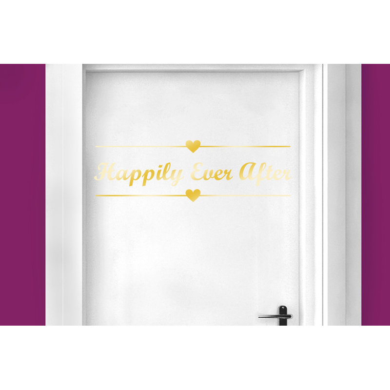 Wall Decal, Shiny Gold