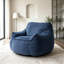Grand fauteuil à billes en velours côtelé avec accoudoirs Comfy-919097292