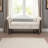 Opulence French Laundry Fabric Storage Ottoman Bench, Script Pattern, 25.88" H X 52.76" W X 17.99" D