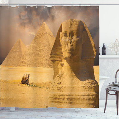 Shower Curtain with Hooks Included