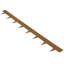 Bordure de paysage en acier, paquet de 10 bordures de jardin en acier, bandes de L 39,6 po x H 2 po