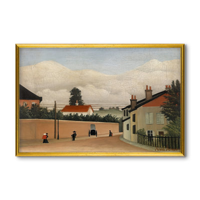 Banlieue de Paris, v. 1906-1910-Henri Rousseau-Toile encadrée sur mesure