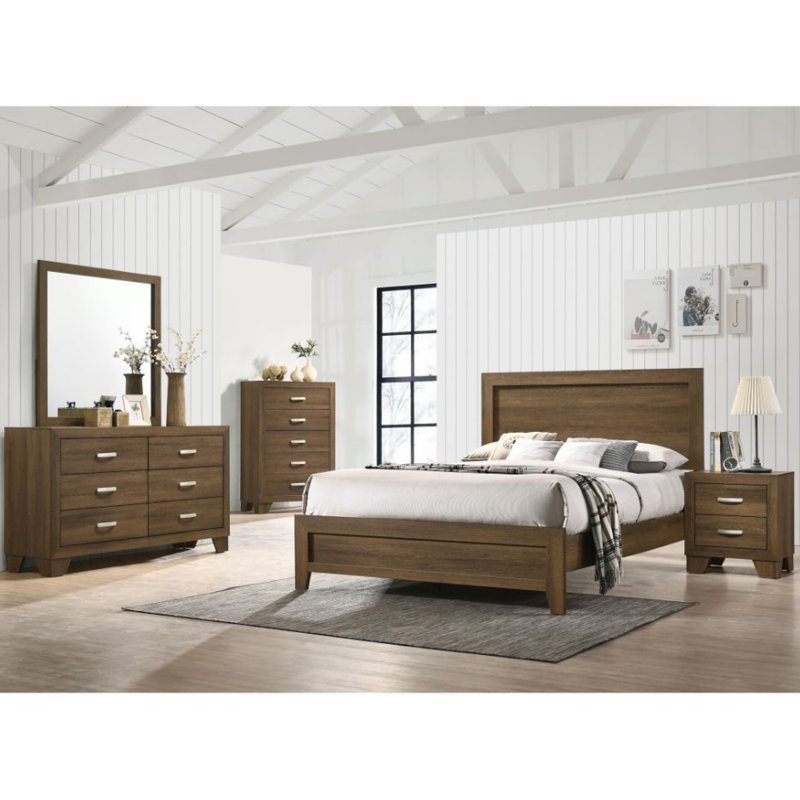 Ensemble de chambre à coucher 5 pièces Miquell, Très grand