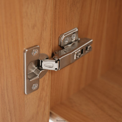 Meuble-lavabo de 59,8 po de style américain traditionnel avec lavabo en céramique, pieds en bois, portes à fermeture en douceur et tablette ajustable en forme de U