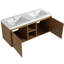 Ensemble de meuble-lavabo mural 48 po avec double lavabo