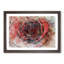 Red Rose in Abstract - Picture Frame Painting Print-55597836-55597837