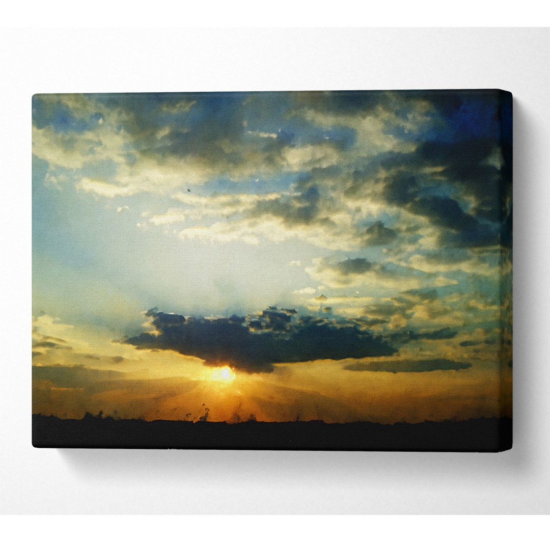 Kunstdruck Sun Blaze Skies