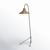 Sylvia 67'' Black Tripod Floor Lamp