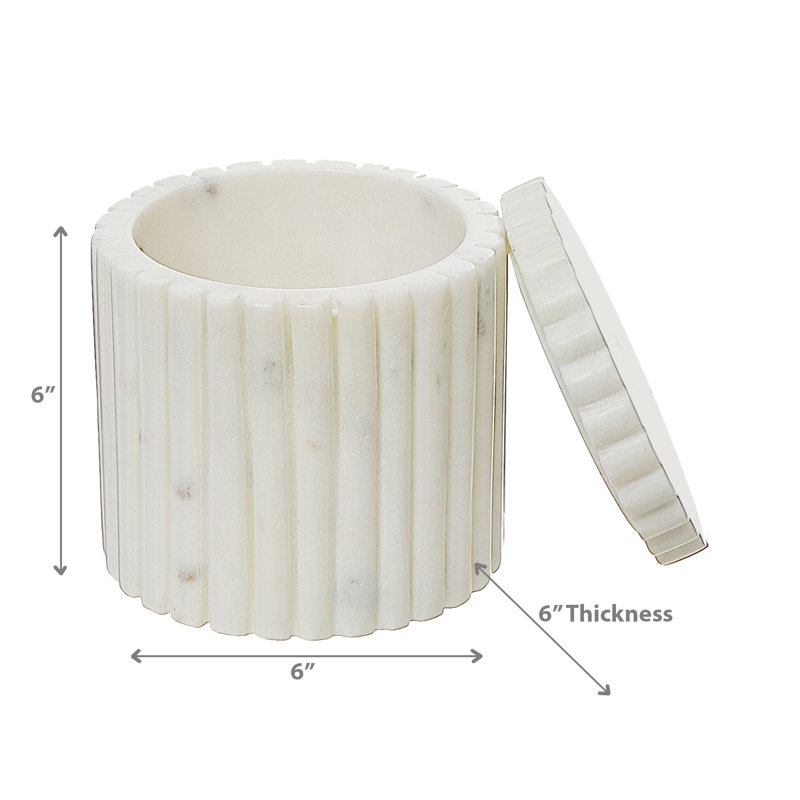 Marble Bathroom Storage Container