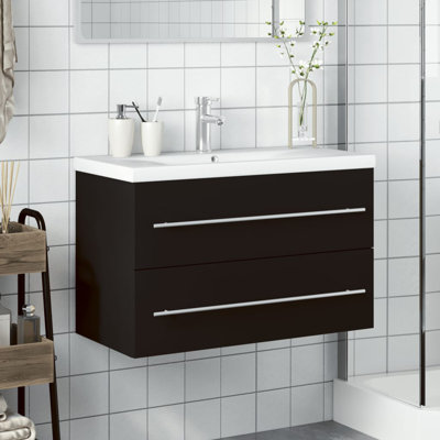 Anuksha 80mm Single Bathroom Vanity with Drop In Ceramic Basin