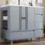Ensemble de meuble-lavabo simple 36 "avec lavabo en céramique-1239947418